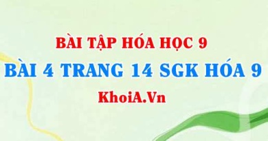 Bài 4 trang 14 SGK Hoá 9: Tính chất Hoá học của Axit